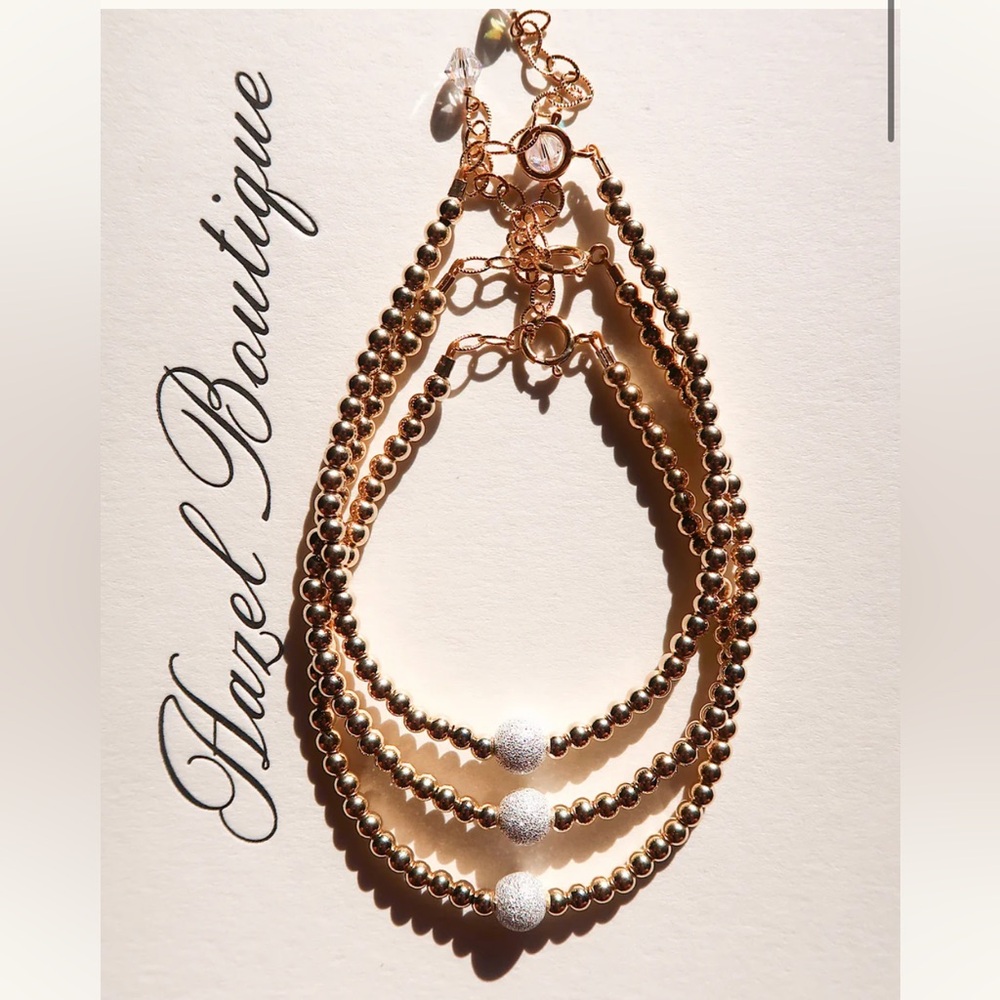 Hazel Boutique 14k Gold Filled Mariah Bracelet